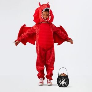 Pottery Barn Kids Red Dragon Halloween Costume 4-6